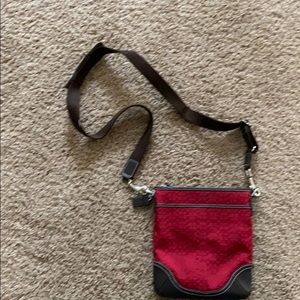 Coach Red Crossbody Purse
